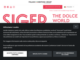 'sigep.it' screenshot