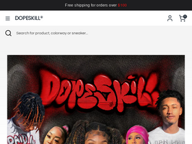 'dopeskillbrand.com' screenshot