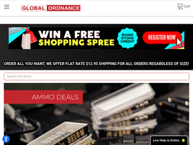 'globalordnance.com' screenshot