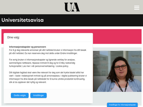 'universitetsavisa.no' screenshot