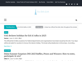 'yourdubaiguide.com' screenshot