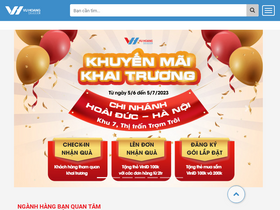 'vuhoangtelecom.vn' screenshot