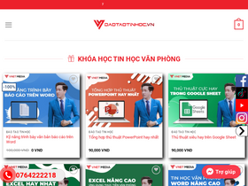 'daotaotinhoc.vn' screenshot