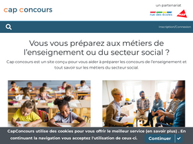 'cap-concours.fr' screenshot