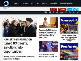 'presstv.ir' screenshot
