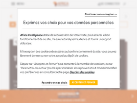 'africaintelligence.fr' screenshot