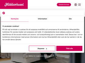 'maklarhuset.se' screenshot