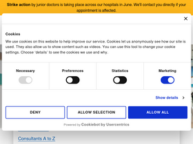 'kch.nhs.uk' screenshot