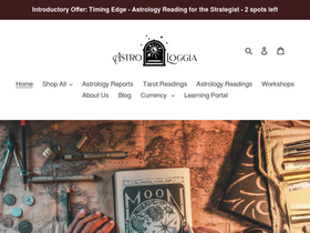 astrologgia.com homepage screenshot
