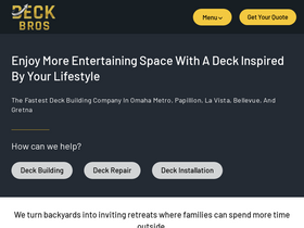 'deckbros.com' screenshot