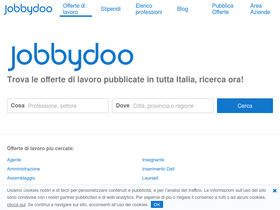 'jobbydoo.it' screenshot