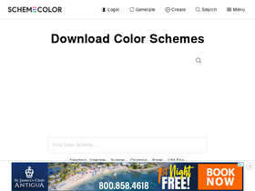 'schemecolor.com' screenshot