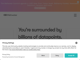 'meltwater.com' screenshot
