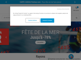 'pecheur.com' screenshot