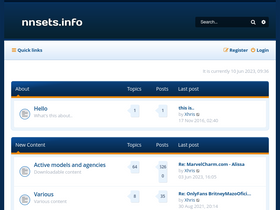 'nnsets.info' screenshot
