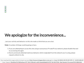 'vintagecellars.com.au' screenshot