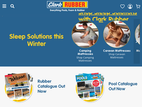 'clarkrubber.com.au' screenshot