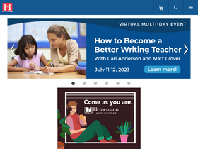 'heinemann.com' screenshot