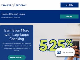 'campusfederal.org' screenshot