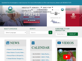 'adcogov.org' screenshot