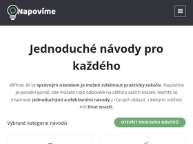 'napovime.cz' screenshot