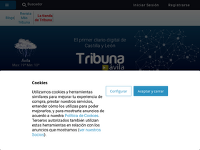 'tribunaavila.com' screenshot