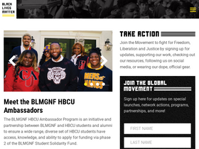 'blacklivesmatter.com' screenshot