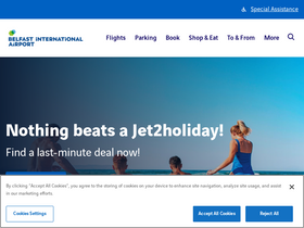 'belfastairport.com' screenshot
