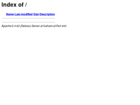 'hisham.id' screenshot