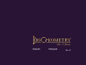 'biogeometry.ca' screenshot