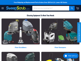 'sweepscrub.com' screenshot