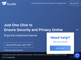 'flyvpn.com' screenshot