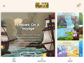 'elitecreatures.com' screenshot