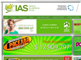 'ias.gob.ar' screenshot