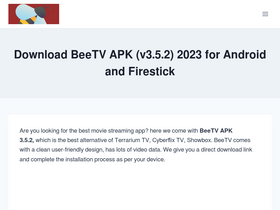 'beetvapp.me' screenshot