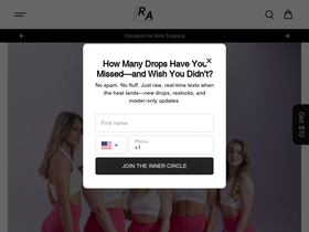 Rebellious Apparel website screenshot