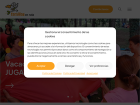 'familiasenruta.com' screenshot