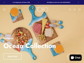 Tobo Design homepage screenshot