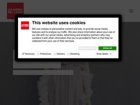 'accademiadellusso.com' screenshot