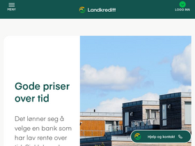 'landkredittbank.no' screenshot