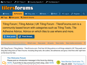 'tilersforums.com' screenshot