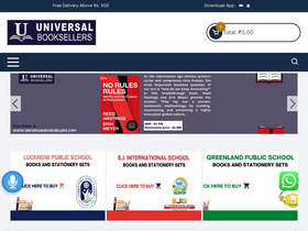 'universalbooksellers.com' screenshot