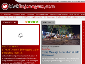 'blokbojonegoro.com' screenshot
