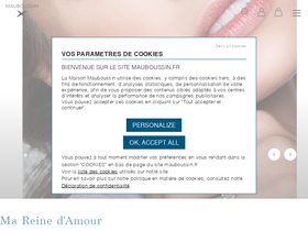 'mauboussin.fr' screenshot