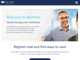 'myprime.com' screenshot