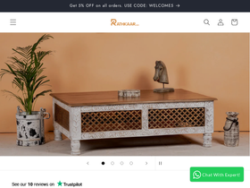 Rathkaar Furnitures homepage screenshot