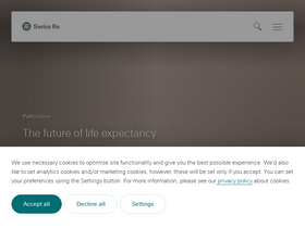 'swissre.com' screenshot