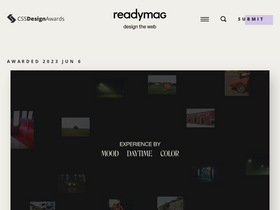 'cssdesignawards.com' screenshot