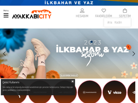 'ayakkabicity.com' screenshot