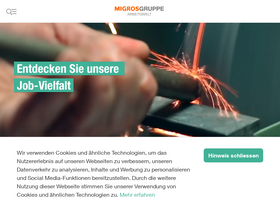 'migros-gruppe.jobs' screenshot